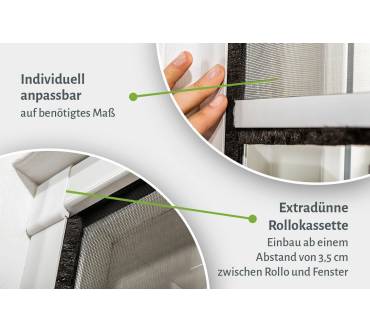 Produktbild empasa Insektenschutzrollo Fenster Smart (Selbstbausatz)