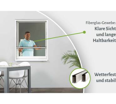 Produktbild empasa Insektenschutzrollo Fenster Classic (Selbstbausatz)