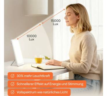Produktbild Top Life Lichttherapielampe 15.000 Lux