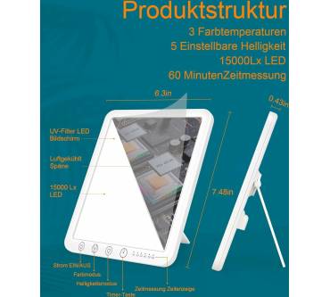 Produktbild Sotipevs Tageslichtlampe 15000 Lux