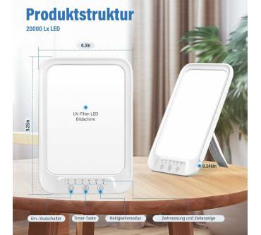 Produktbild NIKYJM Tageslichtlampe 20000 Lux