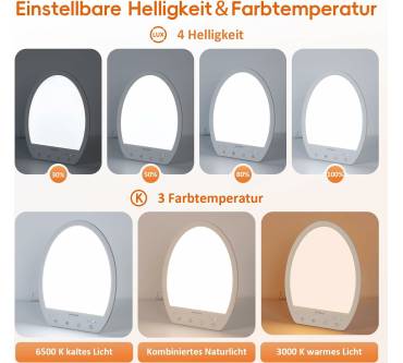 Produktbild Comfytemp Tageslichtlampe Schreibtisch 16.000 Lux