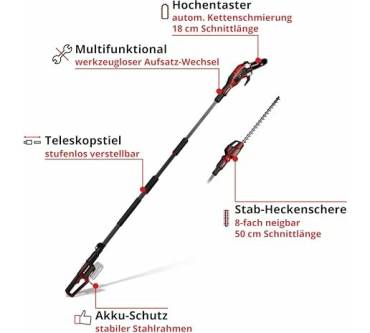 Produktbild Einhell GP-HC 18/5020 Li T BL-Solo