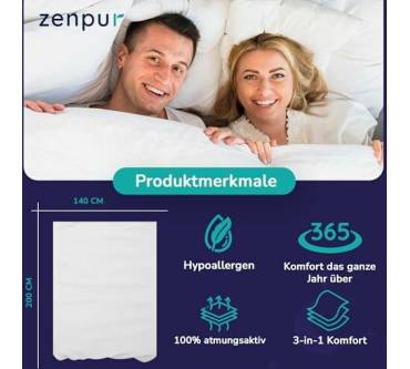 Produktbild Zenpur 4 Jahreszeiten Bettdecke