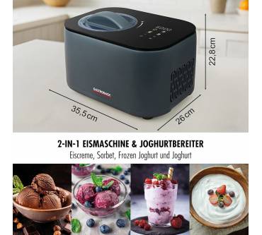 Produktbild Gastroback Mini Gelateria 2-in-1 Kompressor-Eismaschine 1 l (42901)