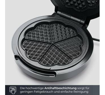 Produktbild Klamer Waffeleisen Herzwaffel