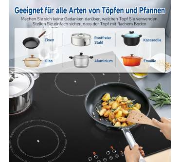 Produktbild amzchef Glaskeramikkochfeld (7200 W)