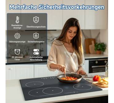 Produktbild amzchef Glaskeramikkochfeld (7200 W)