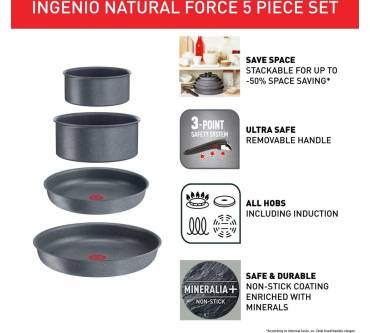 Produktbild Tefal L3969053 Ingenio Natural Force Pfannenset