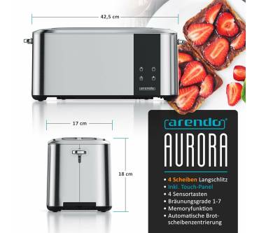 Produktbild Arendo Aurora Toaster