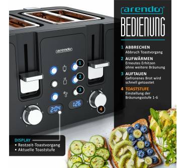 Produktbild Arendo Manana Toaster X2