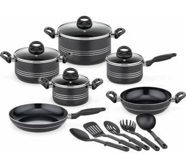 Produktbild GSW Kochtopf-Set Milano Nero, 15-teilig