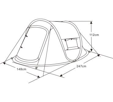 Produktbild Lidl / Rocktrail Pop-up-Zelt für 2 Personen