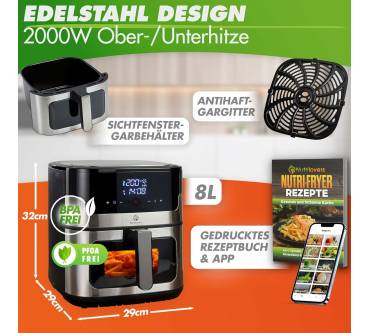 Produktbild Nutrilovers Nutri-Fryer Edelstahl XXL