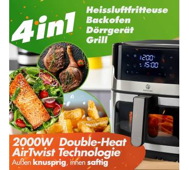Produktbild Nutrilovers Nutri-Fryer Edelstahl XXL