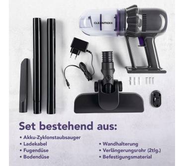 Produktbild Clean Maxx 2in1 Handstaubsauger & Bodenstaubsauger (15059)