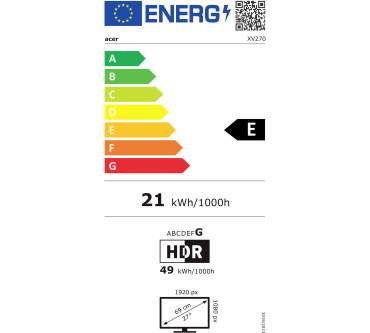 Produktbild Acer Nitro XV0 XV270W3bmiiprx