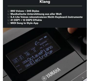 Produktbild Yamaha PSR-E483