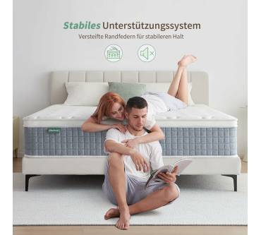 Produktbild SZsuilong 7-Zonen Taschenfederkernmatratze mit Schaumstoff (24 cm)