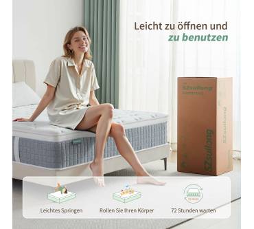Produktbild SZsuilong 7-Zonen Taschenfederkernmatratze mit Schaumstoff (24 cm)