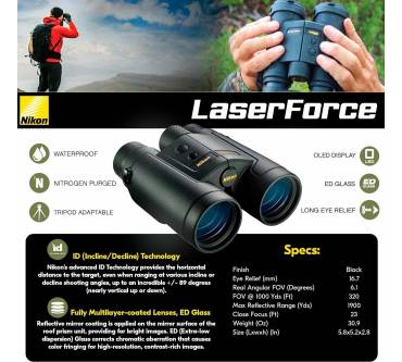 Produktbild Nikon LaserForce 10x42