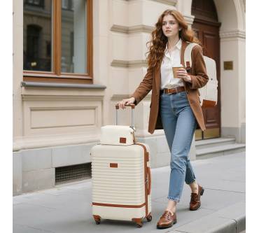 Produktbild Coolife Koffer-Set 5tlg ABS Hartschale DE96