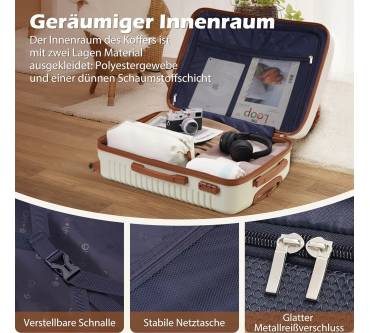 Produktbild Coolife Koffer-Set 5tlg ABS Hartschale DE96