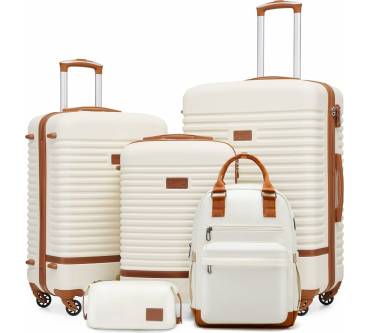 Produktbild Coolife Koffer-Set 5tlg ABS Hartschale DE96