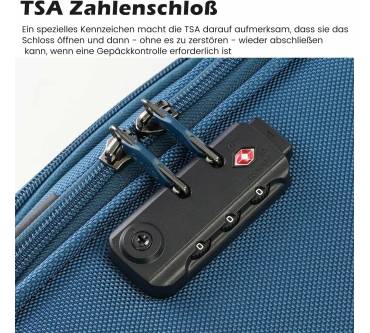 Produktbild Coolife Koffer-Set 4tlg Stoffkoffer DE55