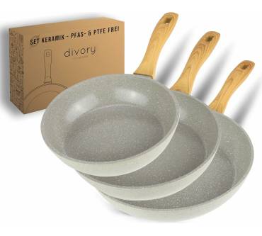Produktbild Divory Pfannenset Keramik 3-teilig