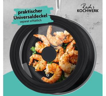 Produktbild Rach's Kochwerk Edelstahlpfanne mit Wabenstruktur