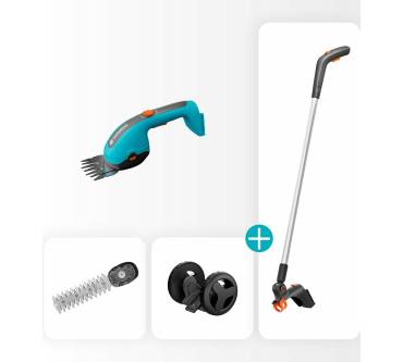 Produktbild Gardena Akku-Gras- und Strauchschere Set PowerCut 20/18V P4A solo (14752-55)