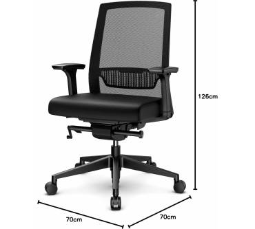 Produktbild Duwinson Ergonomischer Bürostuhl mit Netzrückenstütze