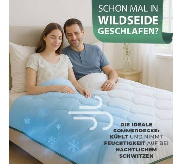 Produktbild Welldora Sommerdecke aus Wildseide kühlend