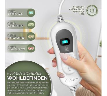 Produktbild Sinnlein Wärmeunterbett 150x80cm