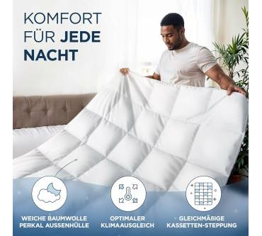 Produktbild Samthus Federdaunen Decke Mjuka