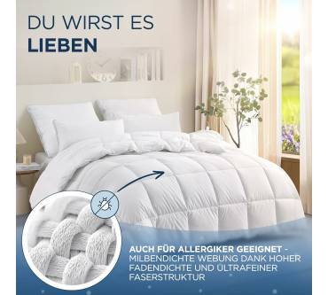 Produktbild Samthus Federdaunen Decke Mjuka