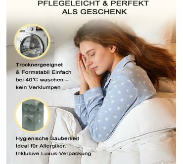 Produktbild Degrees of Comfort Luxus Bettdecke 90% Daunen - Ganzjahresdecke