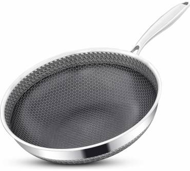 Produktbild Intignis Edelstahl-Wokpfanne mit Deckel