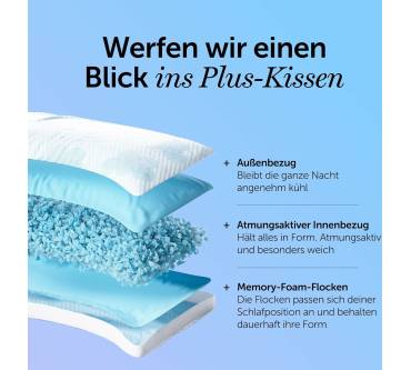 Produktbild Cloudpillo Plus Verstellbares Memory Foam Kissen