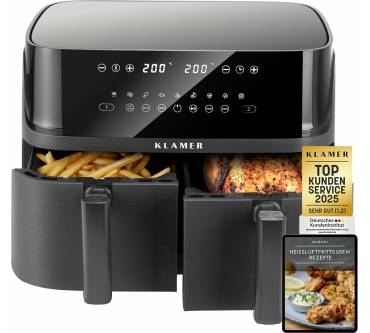 Produktbild Klamer Heißluftfritteuse Duo 9 L