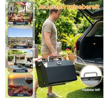 Produktbild TLSUNNY 3 Brenner Kompakt-Gasgrill