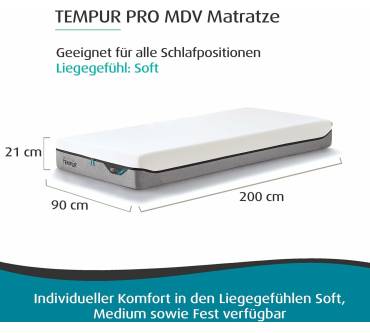 Produktbild Tempur Pro MDV Memory Foam Matratze