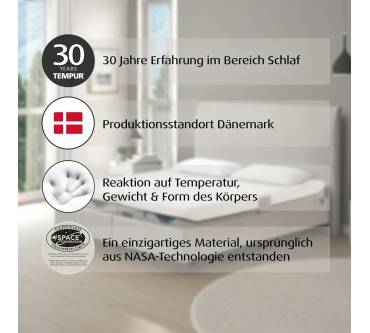 Produktbild Tempur Pro MDV Memory Foam Matratze