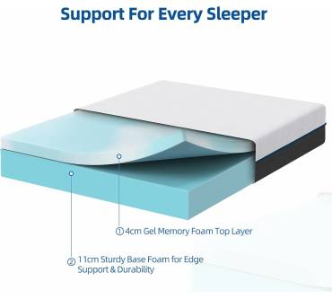 Produktbild Wowttrelax Einzelmatratze aus Memory-Schaum