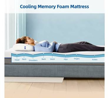 Produktbild Wowttrelax Einzelmatratze aus Memory-Schaum