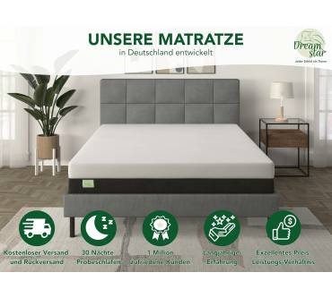 Produktbild Dreamstar Premium 1000er Taschenfederkernmatratze