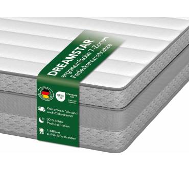 Produktbild Dreamstar Comfort Taschenfederkernmatratze