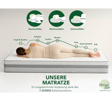Produktbild Dreamstar Comfort Taschenfederkernmatratze