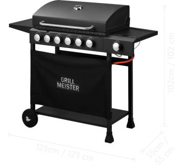 Produktbild Lidl Grillmeister Gasgrill 6+1